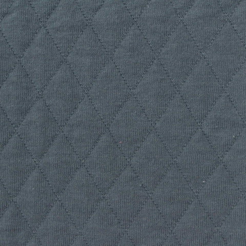 Jacquard Polyester Cotton Knit Fabric, 280 gsm, 152 cm — Grey