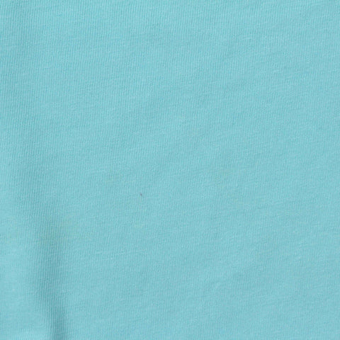 Cotton Polyester Jersey Knit Fabric, 140 gsm, 173 cm — Blue