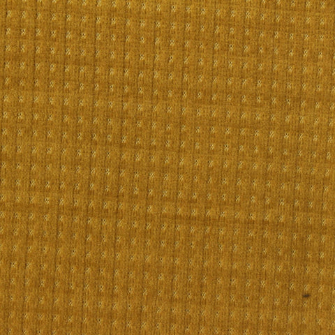 Mustard Subtle-Grid Knit, Polyester