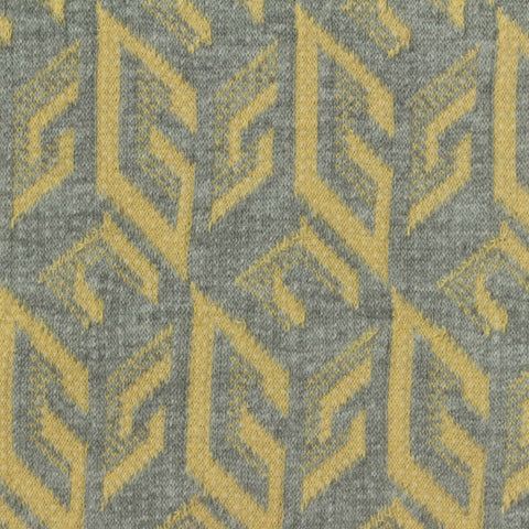 Yellow Geometric Knit, Polyester