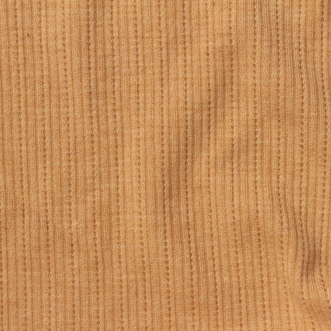 Jacquard Polyester Viscose Stretch Rib Knit Fabric, 150 gsm, 160 cm — Beige