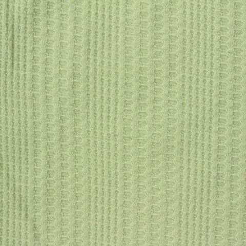 Light Green Waffle Knit, Poly-Viscose