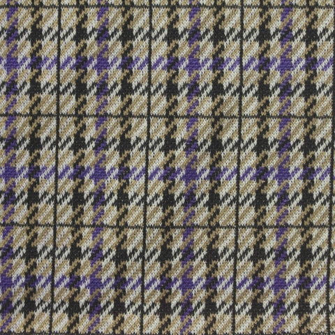 Beige Houndstooth Jacquard, Polyester