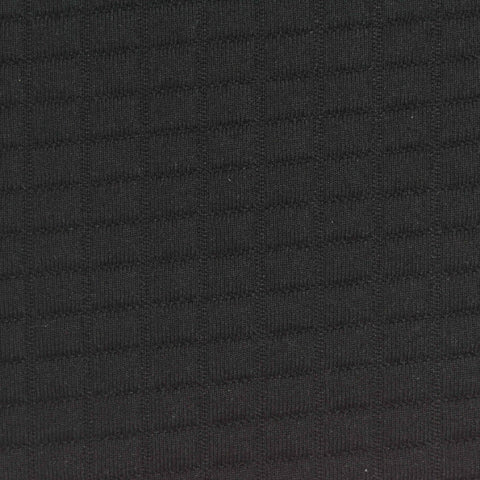 Black Textured Jacquard, Polyester