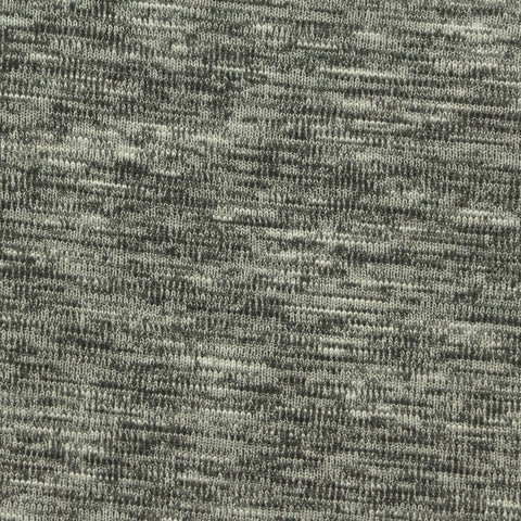 Heather Grey Marl Interlock Knit, Viscose-Poly