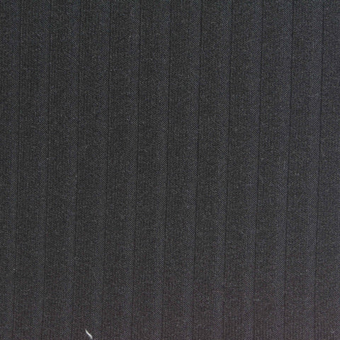 Black Ribbed Rib Knit, Polyester