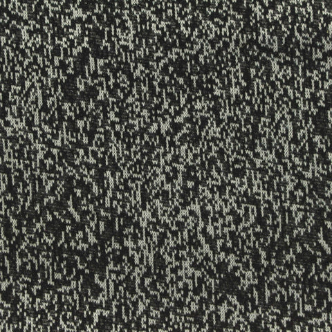 Black Marl Interlock Knit, Polyester