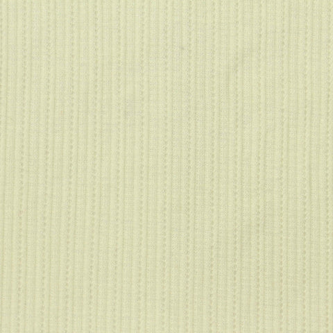 Pale Cream Textured Rib Knit, Poly-Viscose