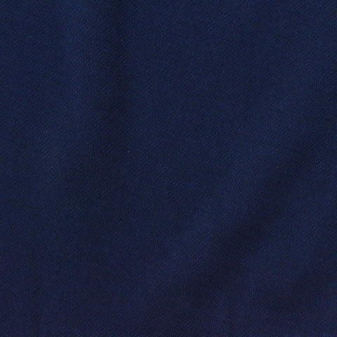 Polyester Viscose Piqué Knit Fabric, 260 gsm, 170 cm — Navy