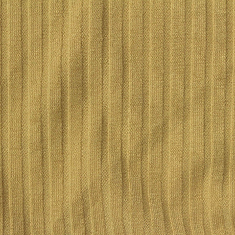 Polyester Stretch Rib Knit Fabric, 300 gsm, 150 cm — Yellow