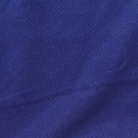 Royal Blue Textured Interlock Knit, Poly-Cotton