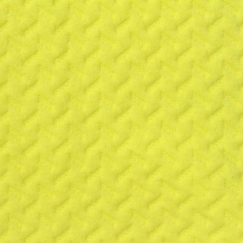 Bright Yellow Textured Jacquard, Polyester
