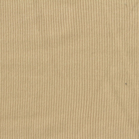 Beige Ribbed Rib Knit, Poly-Viscose