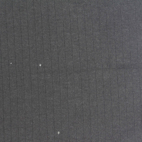 Cotton Stretch Rib Knit Fabric, 200 gsm, 150 cm — Grey