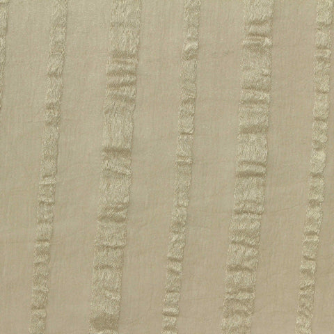 Beige Vertical-Stripe Chiffon, Polyester