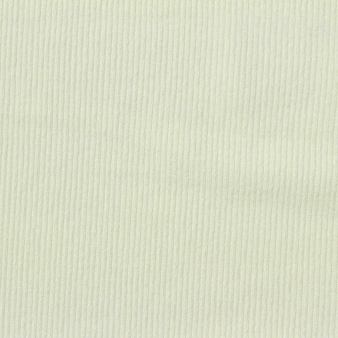 Viscose Stretch Rib Knit Fabric, 230 gsm, 135 cm — White