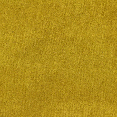 Polyester Stretch Faux Suede Fabric, 380 gsm, 145 cm — Yellow