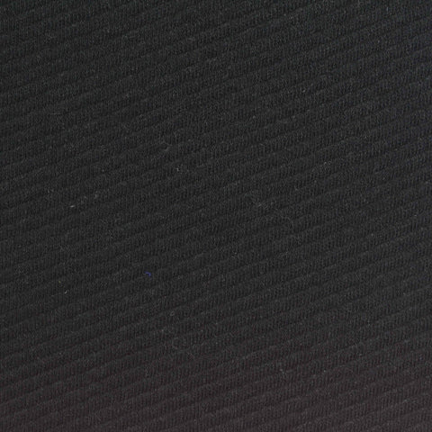 Black Textured Jacquard, Poly-Cotton