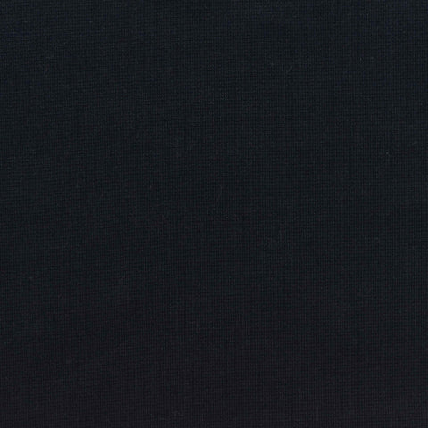 Polyester Stretch Ponte Knit Fabric, 270 gsm, 165 cm — Black