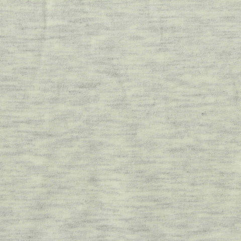 Heather Grey Marl French Terry, Viscose-Poly