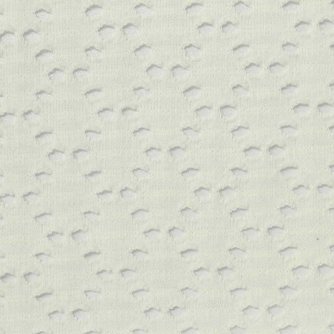 Off-White Openwork-Diamond Knit, Cotton