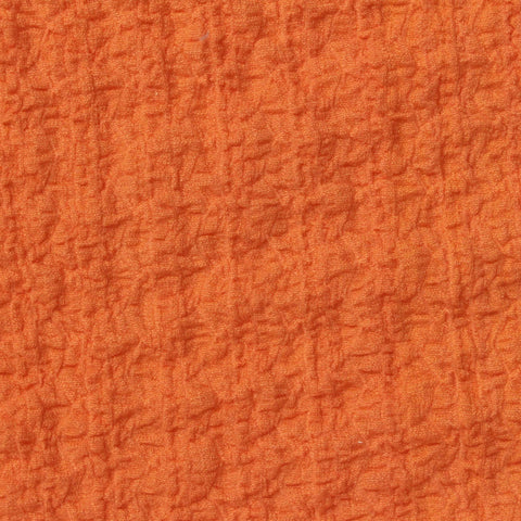 Orange Textured Crepe, Polyester