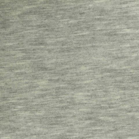 Heather Grey Marl Scuba Knit, Poly-Cotton