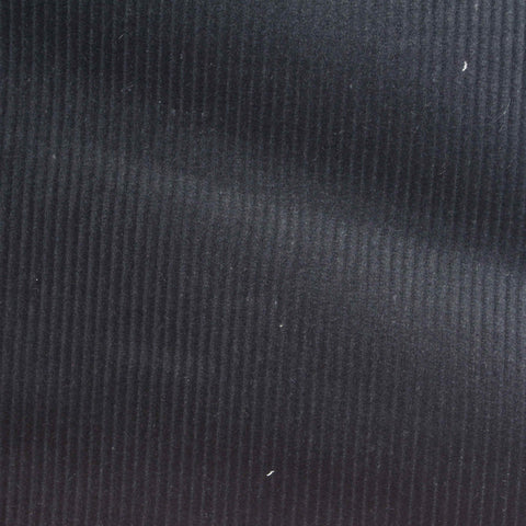 Black Ribbed Corduroy, Cotton