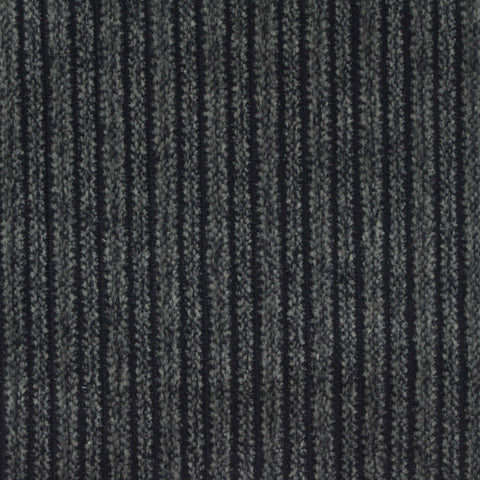 Dark Grey Stripes Corduroy, Cotton