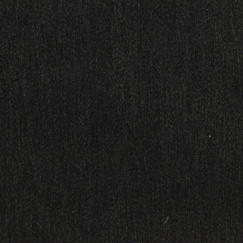 Heather Polyester Cotton Stretch Sateen Fabric, 305 gsm — Black