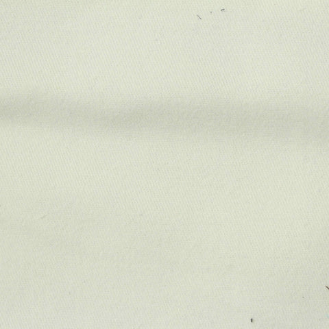 100% Cotton Twill Fabric, 260 gsm — White