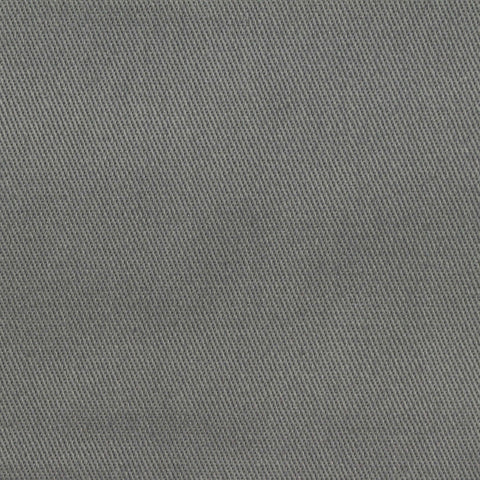Washed Cotton Stretch Twill Fabric, 356 gsm — Grey
