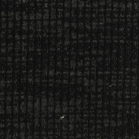 Black Textured Rib Knit, Polyester