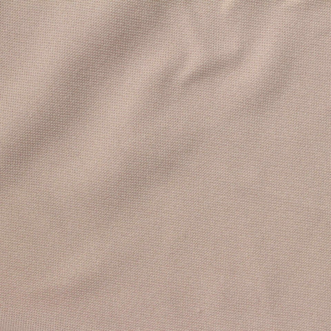 Polyester Stretch Rib Knit Fabric, 200 gsm, 155 cm — Beige