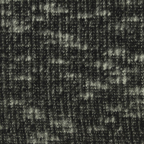 Slub Polyester Viscose Stretch Rib Knit Fabric, 300 gsm, 160 cm — Grey