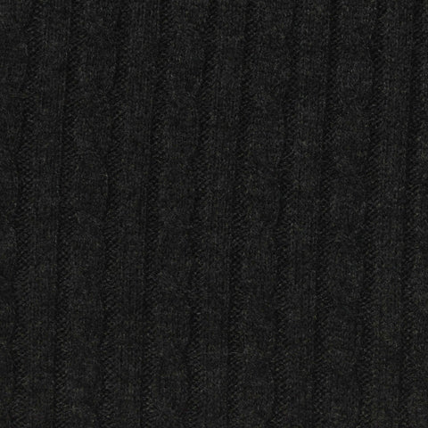 Jacquard Acrylic Polyester Blend Rib Knit Fabric, 250 gsm, 155 cm