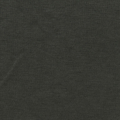 Charcoal Heather Jersey Knit, Viscose-Acrylic