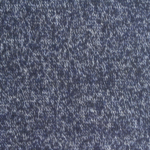 Navy Marl Jersey Knit, Polyester