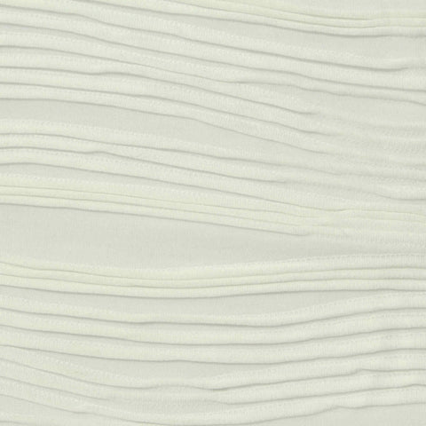 White Textured Jersey Knit, Polyester