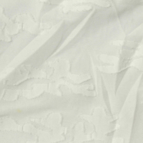 White Textured Jacquard, Polyester