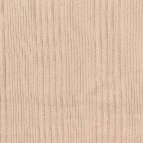 Cotton Stretch Rib Knit Fabric, 225 gsm — Pink