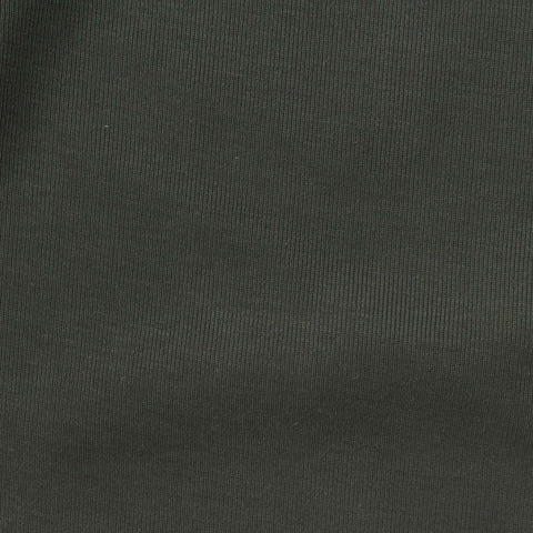 Tencel Lyocell Polyester Rib Knit Fabric, 240 gsm — Green
