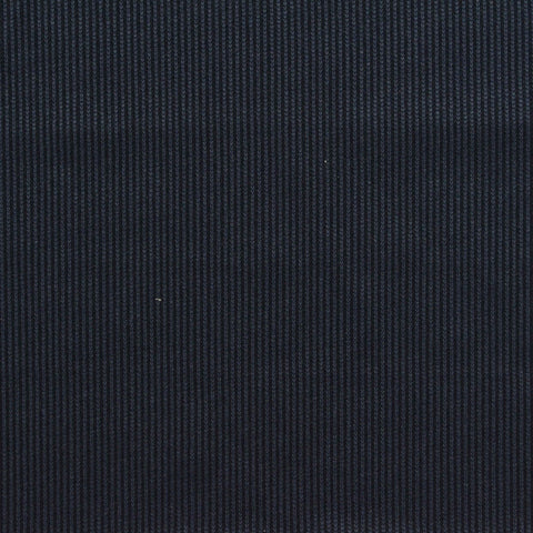 Dark Navy Ribbed Interlock Knit, Polyester