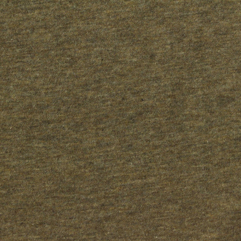 Khaki Marl Jersey Knit, Cotton