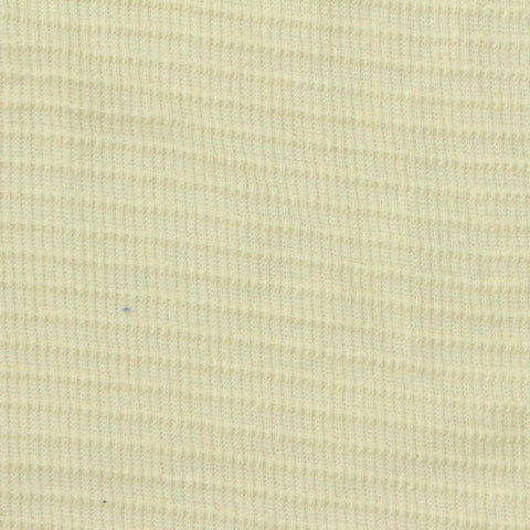 Light Beige Textured Rib Knit, Cotton-Poly