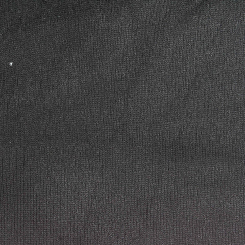 Black Textured Rib Knit, Polyester