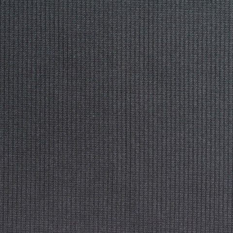 Dark Grey Textured Rib Knit, Polyester