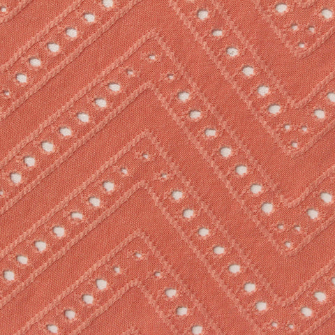 Coral Chevron Mesh, Polyester