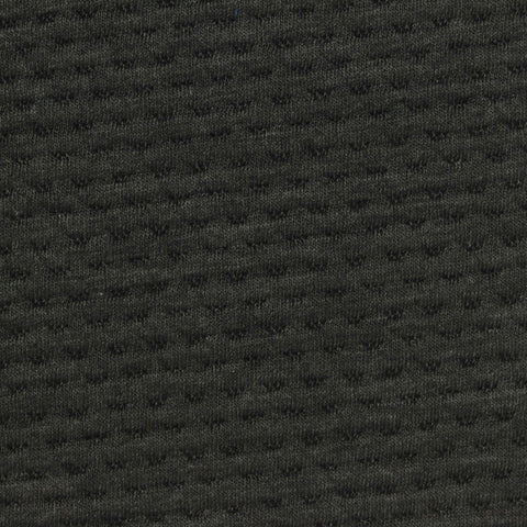 Black Textured Scuba Knit, Poly-Tencel Lyocell