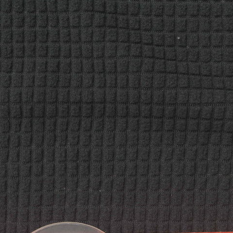 Black Grid Fleece, Polyester